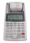 Sharp EL-1611V Handheld Portable Cordless 12 Digit Large LCD Display Two-Color Printing Calculator with Tax Functions