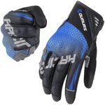 Oumurs Motorcycle Gloves for Women, Cycling Gloves for Outdoor Sports On-Road/Off-Road/Mountain Motorcycle Motorcross Motorbike Dirt Bike Bicycle Racing ATV UTV, Blue, L