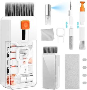 Keyboard Cleaning Kit Laptop Cleaner, 10-in-1 Computer Screen Cleaning Brush Tool, Multi-Function PC Electronic Cleaner Kit for iPad iPhone Pro, Earbuds, Camera Monitor, All-in-One with Patent