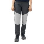 GOKYO Sahyadri Ultralight Rock Climbing & Trekking High Rise Pants - Women 4 Way Stretch Dry Fit Ultralight Ideal for Warm Weather -3 Zipper Pockets -Charcoal-32 Grey