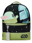 Wingwalker Star Wars Backpack | Grogu And The Mandalorian Backpack | Premium Womens Handbag | Small Backpack For Women | One Size Black