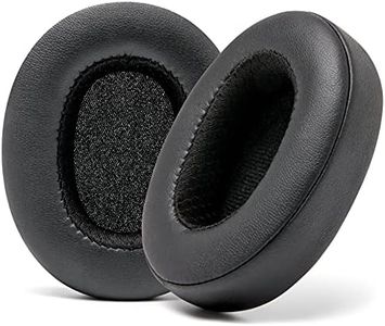 WC Replacement Earpad Cushions for Skullcandy Hesh 3 & Crusher Over-Ear Headphones Made by Wicked Cushions | Improved Durability and Thickness for Improved Comfort and Noise Isolation | (Black)