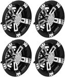 Aramox Reduce Wind with 4pcs 8in Cart Wheel Hub Stylish and Functional Wheel Cover Hub