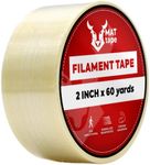 MAT Commodity Grade Fiberglass Reinforced Filament Strapping Tape - 2 in. Wide x 60 yds. (Pack of 1) Filaments Run Lengthwise