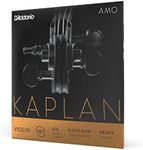 D'Addario Kaplan Amo Violin Strings - Full Set - KA310 4/4H - Violin Strings - 4/4 Scale, Heavy Tension