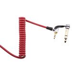 Ecomspace Replacement Aux Auxiliary Cable Wire Cord for Monster Solo Beats Studio Headphones by Dr Dre Solo Studio Solohd Headphones Cable Red