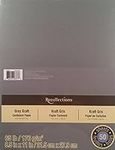 Grey Kraft Cardstock Paper Pack 8.5x11-50 Sheets by Recollections