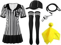 SATINIOR 5 Pcs Women Referee Costum