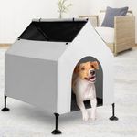 36" L House for Medium Dogs Outside