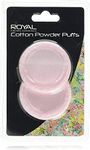 Royal Functionality Cotton Powder Puffs, 2-Piece