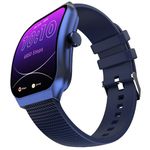 CELLECOR E3 Rise 2.01" HD Curved Display Smart Watch, Bluetooth Calling, 100+ Watch Faces, 100+ Sports Modes, Health Suite, Voice Assistance (Blue)