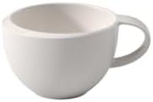 Villeroy & Boch - NewMoon mocha/espresso cup, beautifully shaped cup with handle for espresso and mocha, premium porcelain, dishwasher safe, white, 90 ml