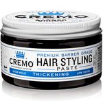 Cremo Barber Grade Hair Styling Thickening Paste, High Hold, Low Shine, 4 Ounce