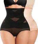Gotoly Tummy Control Shapewear Panties High Waisted Compression Underwear Body Shaper for Women Girdle Shapewear Panties