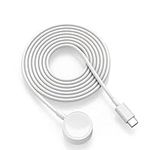 2024 New Upgraded version- for Apple Watch Charger，1M/3.3FT USB-C Fast Wireless Magnetic Charging Cable，Portable Watch Fast Charging Cord for Apple Watch with Series 9 8 7 6 5 4 3 2 SE Ultra 2 1，White