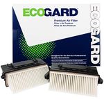 ECOGARD XA11843 Premium Engine Air Filter (Set of 2) Fits Mercedes-Benz ML350 3.0L DIESEL 2012-2015, GL350 3.0L DIESEL 2013-2016, S350 3.0L DIESEL 2012-2013, GLS350d 3.0L DIESEL 2017