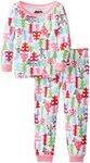 Mud Pie Unisex-Baby Newborn Christmas Tree Lounge Set, Multi, 0-6 Months