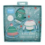 PME Winter Warmer Cookie Cutter Set, Christmas