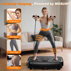 MOSUNY Vibration Plate Exercise Machine – 450lbs Capacity