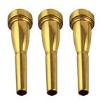 ACCOCO 3C/5C/7C Trumpet Mouthpiece, Copper Material Trumpet Accessories Parts(3 Pack)