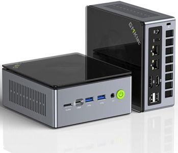 GMKtec Gaming Mini PC AMD Ryze 7 PRO 6850H(Turbo 4.7GHz) 32GB DDR5 1TB SSD, Dual NIC LAN 2.5G, WiFi 6, USB3.2, USB-C 4.0, BT5.2, DP, HDMI, Dual Fan