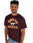 NCAA Virginia Tech Hokies Mens T Shirt Line Up Team Color, Virginia Tech Hokies Maroon, XX-Large