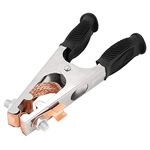 500A Electroplated Ground Clamp - Copper Ground Clamps Welding Earth Clips Perfect Replacement Part for Manual Welder(Us Type)