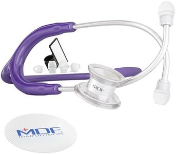 MDF Instruments MD One Stainless Steel Premium Dual Head Pediatric Stethoscope - Purple (MDF777C-08)