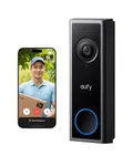 eufy Security Video Doorbell Camera Wireless C30, Live Video Call, 2K FHD, Battery Powered, 16:9 Wide View, Easy Installation, Human and Motion Detection, HomeBase S380 Compatible, No Monthly Fee