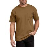 Dickies Men's Heavy Weight Crew Neck, Brown Duck, 2X