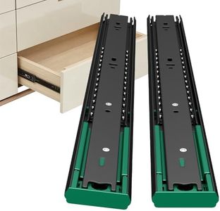 homdiy 10 Pair 20 Packs 24 Inch Full Extension Ball Bearing Drawer Slides Side Mount Soft Close Drawer Slides Drawer Glide