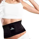 AllyFlex Sports - Back Brace Lumbar Support Belt for Women and Men - High-Tech Cooling Technology Orthopedic 3D Lumbar Pads for Lower Back Pain Relief (Medium)