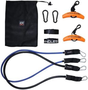 Angles90 Athelete Set - Original Dynamic Fitness Handles, Sling Trainer, Resistance Bands Set, Attach to Pull-up Bars, Barbells, Lat Pull Machines, Rowing, Cable pull and Power machines, Made in Italy