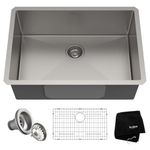 KRAUS Standart PRO™ 28-inch 16 Gauge Undermount Single Bowl Stainless Steel Kitchen Sink