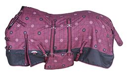 CHALLENGER 70" 1200D Turnout Waterproof Rain Horse Sheet Light Winter Blanket 396B