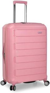 Traveler's Choice Pagosa Indestructible Hardshell Expandable Spinner Luggage, Pink, Carry-on 22-Inch, Pagosa Indestructible Hardshell Expandable Spinner Luggage