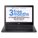 Acer Chromebook 311 CBOA311-1H Laptop - Intel Celeron N4500, 4GB, 64GB eMMC, Integrated Graphics, 11.6" HD, Google Chrome OS, Black