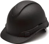 Pyramex Ridgeline Vented Cap Style 4 Pt Ratchet Suspension Hard Hat, Black Graphite Pattern