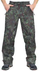 33,000ft Men's Camouflage Rain Pants, Waterproof & Windproof, Hiking & Outdoor, Size 36W x 30L