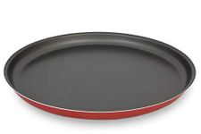 Menax - Non Stick Pizza Pan - Pizza Pan Baking Tray - Red - 1 Piece Set