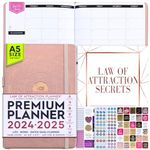 Law of Attraction Planner 2024-2025 - Sept 2024 - Dec 2025, Deluxe Weekly, Monthly Planner, a 16 Month Journey to Increase Productivity & Happiness, Life Organizer, Gratitude Journal, Gift Box