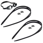 HAICN 2Pcs Goggle Strap Replacement Silicone Swimming Goggles Strap Accessories Water Sports Replacement Spare Accessories for Kids Adults Swim Eyewear