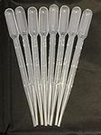 500 X 3ml Disposable Pasteur Pipettes (Graduated) Transfer Pipettes Eye Dropper