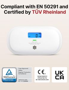 X-Sense Carbon Monoxide Detector – Battery Operated Alarm