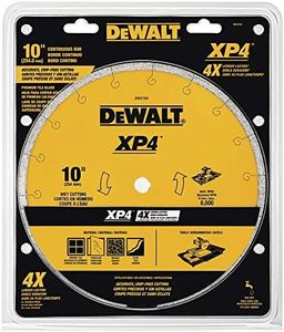 DEWALT Diamond Blade for Tile, Wet Cutting, 10-Inch x .060-Inch (DW4764)