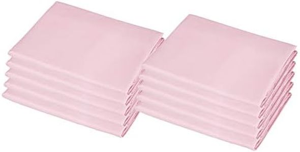 American Baby Company 10-Piece 100% Cotton Percale Toddler Day Care Cot Sheet, Pink, 23" x 40"