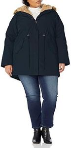 Levi's Women's Faux Fur Lined Hooded Parka Jacket, Navy, Large