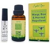 Makes 10+ litres of Wasp, Bee & Hornet Repellent Spray. Tried & Tested Concentrated Blend of 8 Essential Oils. Natural, Humane, Economical, Ultra-Effective & Safe Deterrent. Home, Garden & Holiday.