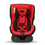 LuvLap Sports Convertible Car Seat for Baby & Kids from 0 to 4 Years, Rearward Facing for 0-2 Years (Upto 13Kg), Forward Facing for 2-4 Years (Upto 18Kg), 5 Point Safety Harness (Red & Black)