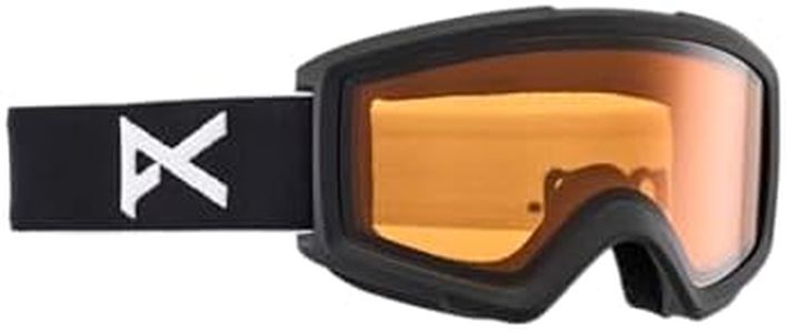 Anon Men's Helix 2 Goggle, Black Frame Amber Lens W20